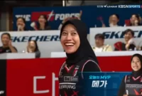 Pemain voli putri Indonesia, Megawati Hangestri Pertiwi, meraih MVP setelah menorehkan setelah mencetak 31 poin saat melawan Pink Spiders. Gelar ini merupakan raihan MVP keduanya bersama Daejeon CheongKwanJang Red Sparks. (Istimewa)