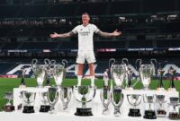 Toni Kroos sudah menggelar seremoni perpisahannya dengan Real Madrid. FOTO:X