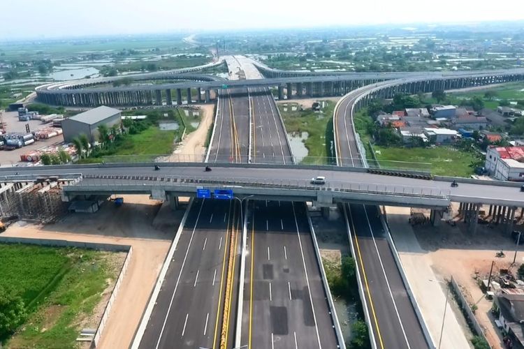 Ilustrasi jalan tol.(Dok. Kementerian PUPR)