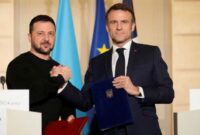 Presiden Ukraina dan Presiden Prancis