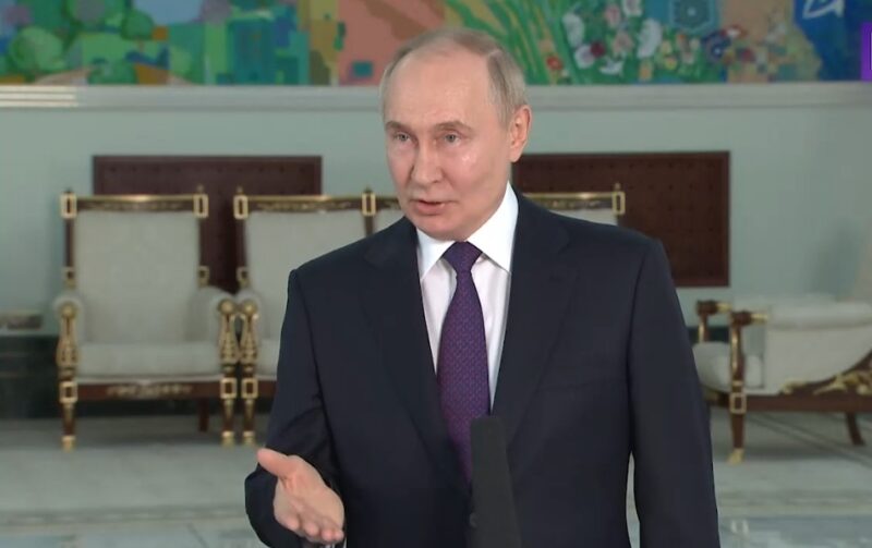 Presiden Rusia Vladimir Putin : Foto Telegram