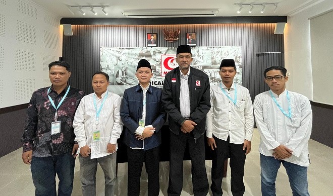 Foto: Yayasan Cianjur Kota Qur’an mengunjungi Medical Emergency Rescue Committee (MER-C), pada Rabu (26/6)