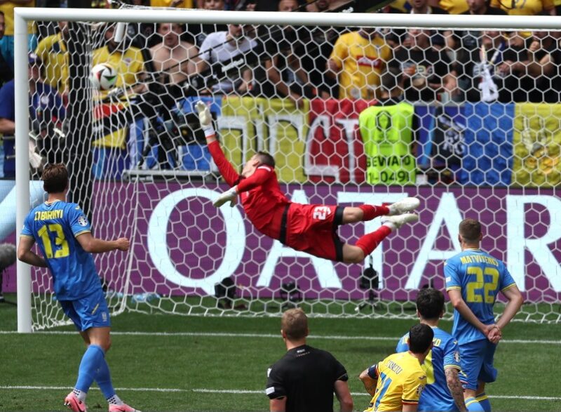 Foto: ist X Euro 2024: Rumania Kalahkan Ukraina 3-0 di Fussball Arena, Munich Jerman, pada Senin (17/6/2024) malam 