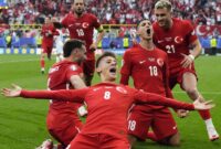 Foto: Ist X euro2024/ Timnas Turki saat Gol Arda Guler dimenit 66