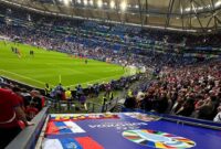 di Veltins Arena, Gelsenkirchen.