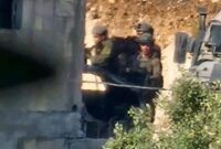 tentara dari pasukan pendudukan Israel di Gaza