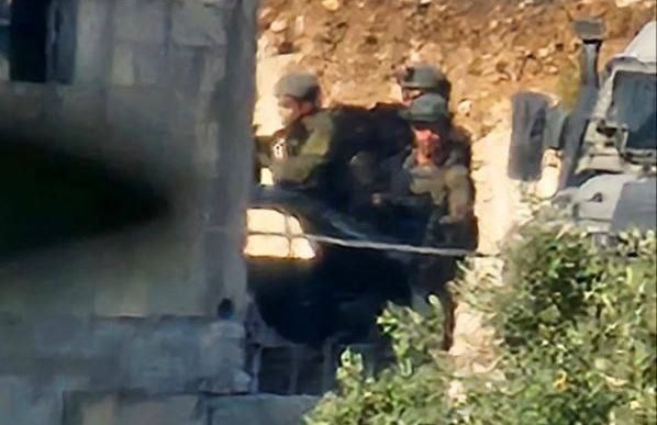tentara dari pasukan pendudukan Israel di Gaza