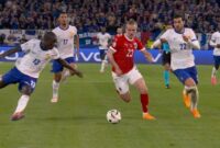 Austria vs Prancis berlangsung di Merkur Spiel-Arena, Selasa (18/6/2024)