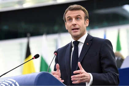 Presiden Prancis Emmanuel Macron Foto: REUTERS.
