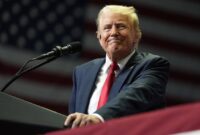 Presiden Amerika Serikat Donald Trump.( Foto AP/Evan Vucci)