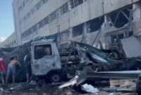 Gudang logistik Angkatan Bersenjata Ukraina, yang terletak di gedung kantor pos di Kharkov, Foto: Telegram