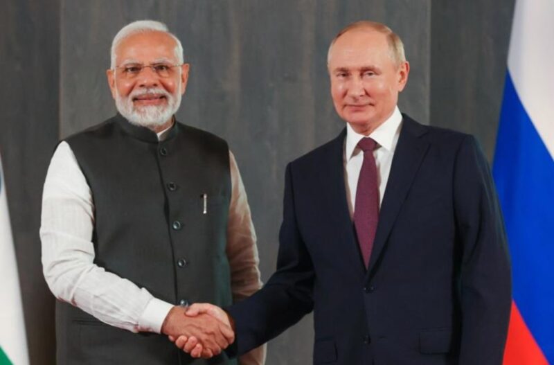 Perdana Menteri India Narendra Modi dan Presiden Rusia Vladimir Putin
Foto: Alexander Demyanchuk/TASS