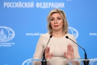Perwakilan resmi Kementerian Luar Negeri Rusia Maria Zakharova