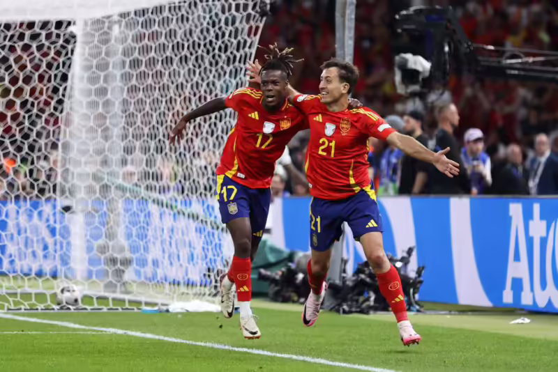 Nico Williams dan Mikel Oyarzabal adalah pahlawan Spanyol di Berlin
AFP melalui Getty Images