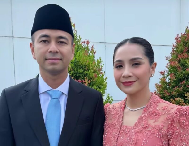 Raffi Ahmad dan Nagita Slavina usai dilantik jadi Utusan Khusus Presiden Prabowo, Selasa (22/10/2024).