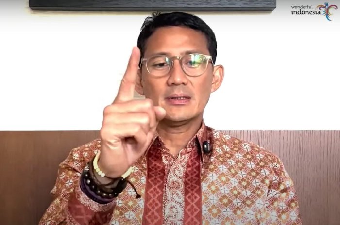 Menteri Pariwisata dan Ekonomi Kreatif Republik Indonesia, Sandiaga Salahuddin Uno
