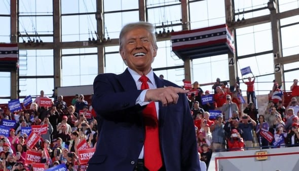 Calon Presiden dari partai Republik Donald Trump dikabarkan sudah menang pilpres AS 