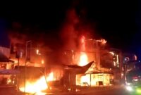kebakaran Ruko di Aceh Tamiang