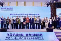 Ketua Umum DePA-RI, Dr. TM Luthfi Yazid, S.H., LL.M., (tengah, berbatik merah) dan Presiden BLA, Liu Yanling (tengah, berjas hitam) bersama pimpinan Organisasi Advokat dari berbagai negara usai penandatangan MoU di Beijing, 28 Juni 2025 (Foto: Humas DePA-RI)
