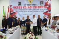 Wakil Ketua Komisi XIII DPR RI, Andreas Hugo Pareira, didampingi jajaran, saat kunjungan kerja ke Labuan Bajo, NTT, membahas peningkatan status Kantor Imigrasi Atambua, Jumat (25/7/2025).(Foto: Humas Kanim Atambua)