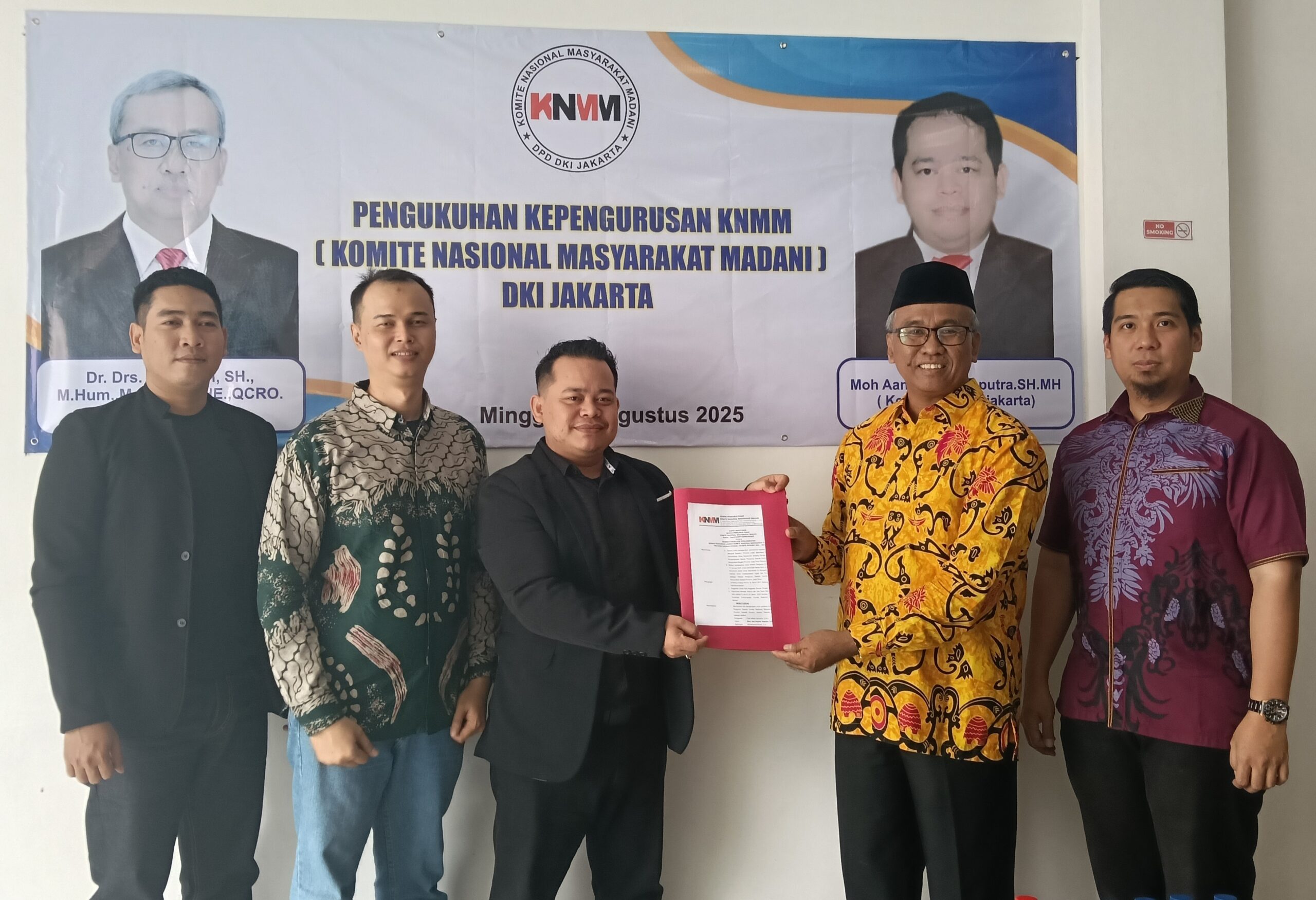 Menguatkan Masyarakat Madani, KNMM Kukuhkan Kepengurusan DKI Jakarta