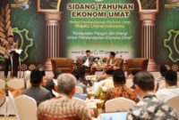 Suasana Sidang Tahunan Ekonomi Umat yang berlangsung di Jakarta tanggal 8 hingga 10 Agustus 2025 (Foto: Humas MUI)