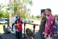 Pemkab Kampar Riau resmi meluncurkan program unggulan pariwisata bertajuk 'Kampar Hebat' di kawasan bersejarah Candi Muara Takus, Kamis (18/9/2025).(Foto: istimewa)