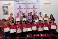 Dialog Kebangsaan Nasional bertema “Implementasi Program Portal XIII Bung Karno Menuju Mercusuar Dunia" di Galeri Bung Karno, Desa Bumi Jawa, Kecamatan Batang Hari Nuban, Kabupaten Lampung Timur, Sabtu (11/10/2025).(Foto: Istimewa)