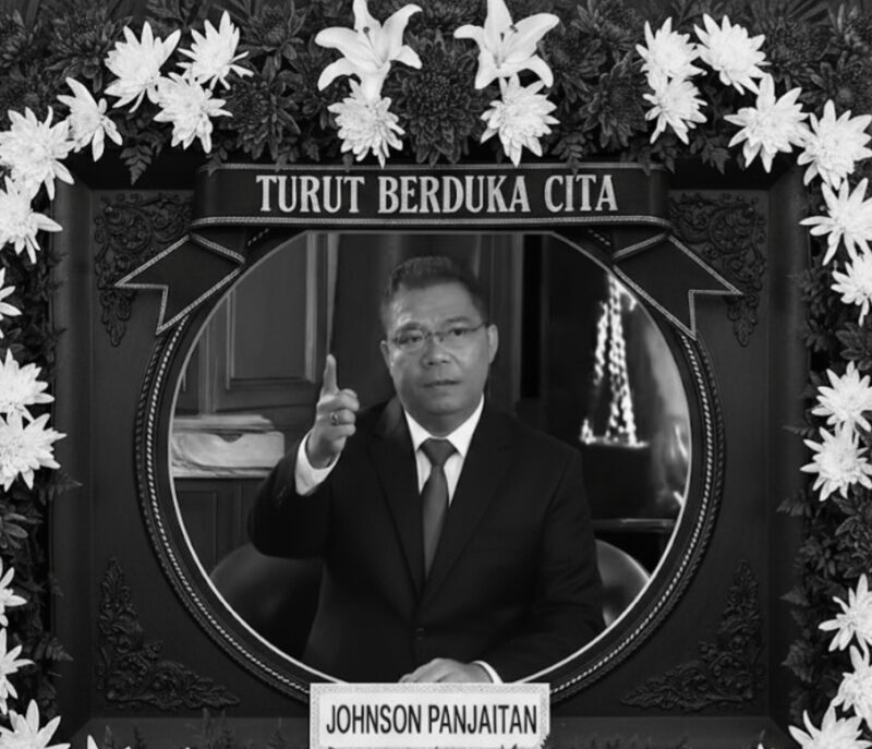 Johnson Panjaitan meninggal dunia pada Minggu (26/10/2025).(Foto: Mercinews)