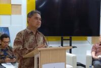 Dosen Prodi Magister Ilmu Politik FISIP UMJ Dr. Asep Setiawan saat tampil pada forum internasional dengan topik ASEAN Wisdom: Indonesia's Role in the "Global Governance Initiative" di ruang The China Space, Masjid Istiqlal Jakarta, Selasa, 25 November 2025 (Foto: AS/FISIP UMJ)