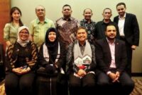 Para narasumber pada seminar internasional yang menyoroti peran pers Indonesia dalam perjuangan bagi kemerdekaan Palestina di Jakarta, Jumat (7/11/2025).(Foto: Istimewa)