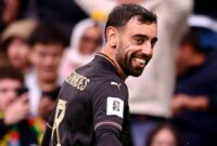 Bruno Fernandes mencetak hattrick mengantar kemenangan Portugal menang telak 9-1 melawan Azerbaijan dalam laga pamungkas Kualifikasi Grup F Zona UEFA di Estadio do Dragao, pada Minggu (16/11/2025) malam WIB.(Foto: Dok X@manutd)
