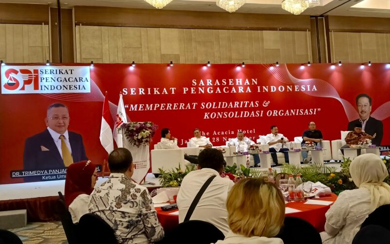 Serikat Pengacara Indonesia (SPI) menggelar acara sarasehan bertema 
