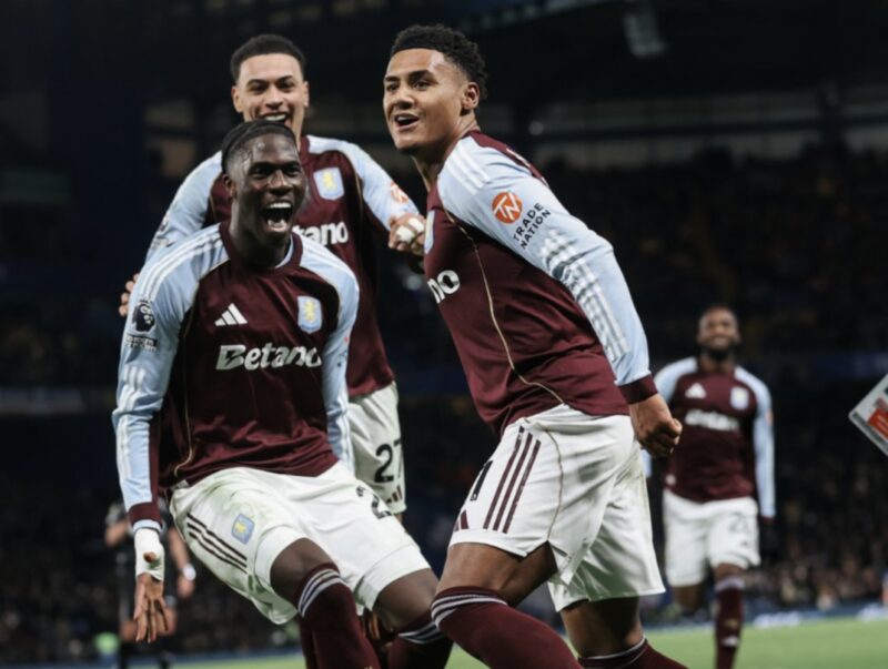 Dua gol Ollie Watkins memastikan Aston Villa pulang dengan tiga poin saat tandang melawan Chelsea dalam lanjutan Liga Inggris di Stadion Stamford Bridge, Minggu (28/12/2025) dini hari WIB. (Foto: X@AVFCOficcial)