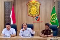Kapuspenkum Kejagung Anang Supriatna saat konferensi pers di Kejagung Jakarta, Rabu (31/12/2025).(Foto: istimewa)