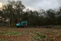 PTPN menyiapkan lahan untuk pembangunan hunian sementara (huntara) guna mendukung relokasi warga terdampak banjir bandang di Sumut dan Aceh.(Foto:Dok.PTPN)