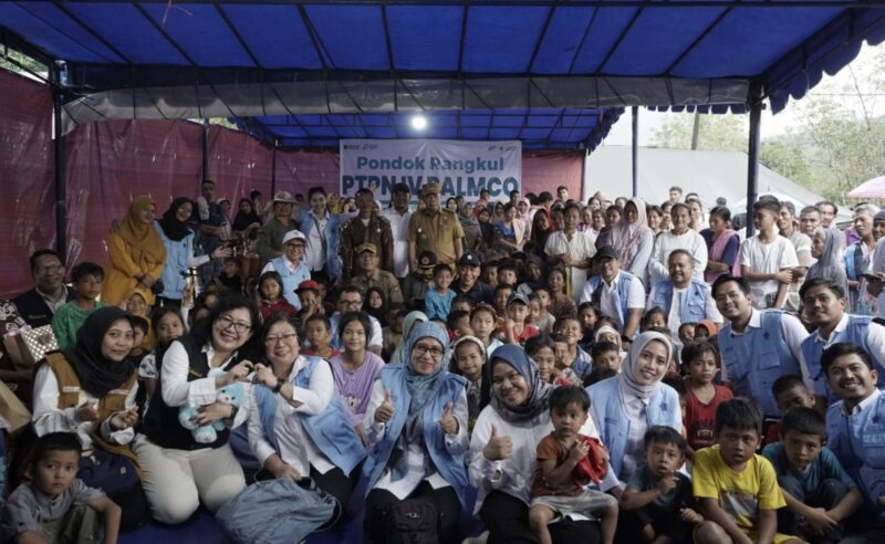 PalmCo menghadirkan Pondok Rangkul untuk pemulihan pascabanjir di Batangtoru, Tapsel, Sumut.(Foto:Dok. PTPN IV PalmCo)