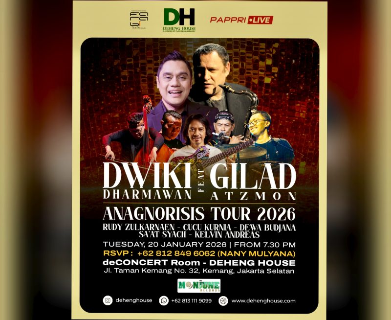Dwiki Dharmawan merilis album terbarunya berjudul Anagnorisis, sebuah karya musik transkultural.(Foto: istimewa)