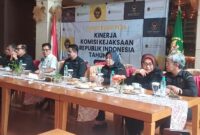 Komisi Kejaksaan (Komjak) RI menyampaikan paparan kinerja pengawasan sepanjang 2025 dalam konferensi pers di Jakarta, Kamis (8/1/2025).(Foto: istimewa)
