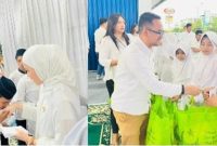 BRI KC Cikarang menggelar buka puasa bersama sekaligus menyalurkan santunan kepada anak yatim Yayasan Cahaya Alam pada Jumat (27/2/2026).(Foto: istimewa)