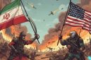 Ilustrasi Iran vs Amerika Serikat (Foto: Mercinews.com)