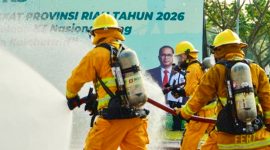 Puncak Apel Bulan K3 Nasional Tingkat Provinsi Riau, Rabu (4/2/2026).(Foto: PTPN IV PalmCo)