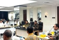 Rakor Polri bersama Kementan, Perum Bulog, BPK, Asosiasi Pabrik Pakan Ternak, serta Himpunan Bank Milik Negara di Mabes Polri, Jumat (6/2/2026).(Foto: Dok. Divhumas Polri)