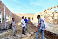 Wakil Ketua Komisi XIII DPR-RI H. Sugiat Santoso meninjau pembangunan dapur MBG Muhammadiyah Kabupaten Batu Bara, Sumatera Utara, Sabtu (28/2/2026). (Foto: istimewa)
