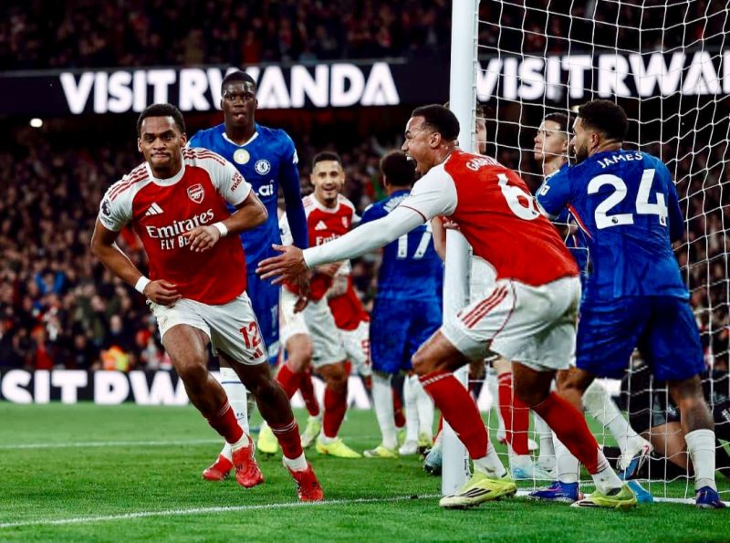 Arsenal berhasil mengalahkan Chelsea 2-1 dalam laga Derby London di Emirates Stadium, Minggu (1/3/2026).(Foto: Dok. X @GadaliMigh53477)