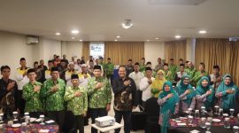 Ditintelkam Polda Bali bersama PW DMI Bali memperkuat sinergi menjaga kamtibmas menjelang malam takbiran Idulfitri 1447 H yang bertepatan dengan Hari Suci Nyepi Tahun Caka 1948.(Foto: Dok. Ditintelkam Polda Bali)