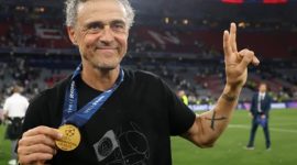 Pelatih PSG Luis Enrique.(Foto: Dok. Getty Image Sports)