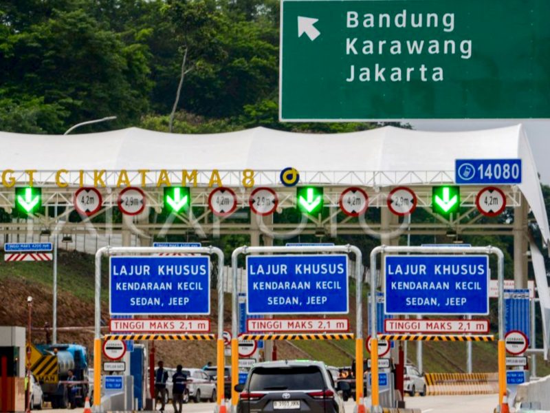 Gerbang Tol Cikatama.(Foto: Dok. Jasa Marga)