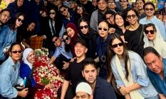 Hujan Iringi Pemakaman Vidi Aldiano di TPU Tanah Kusir