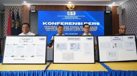 Konferensi pers kasus WNA Malaysia di Kantor Imigrasi Ponorogo Jawa Timur, Rabu (8/4/2026). (Foto: Dok. Humas Kanim Ponorogo)
